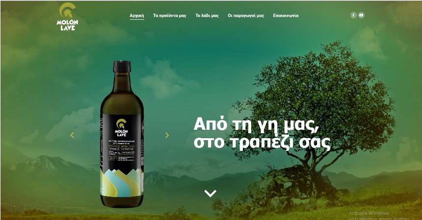 Molon Lave website homepage